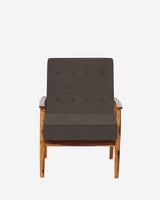 Chumbak Memsaab Arm Chair - Brown Coal