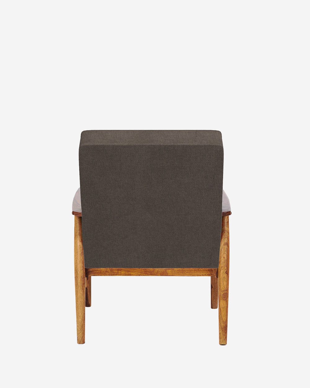 Chumbak Memsaab Arm Chair - Brown Coal