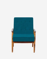 Chumbak Memsaab Arm Chair - Mediterranian Blue
