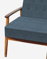 Chumbak Memsaab Arm Chair - Sailor Blue