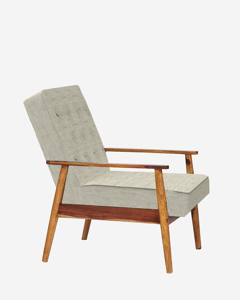 Chumbak Memsaab Arm Chair - Srilanka Ivory