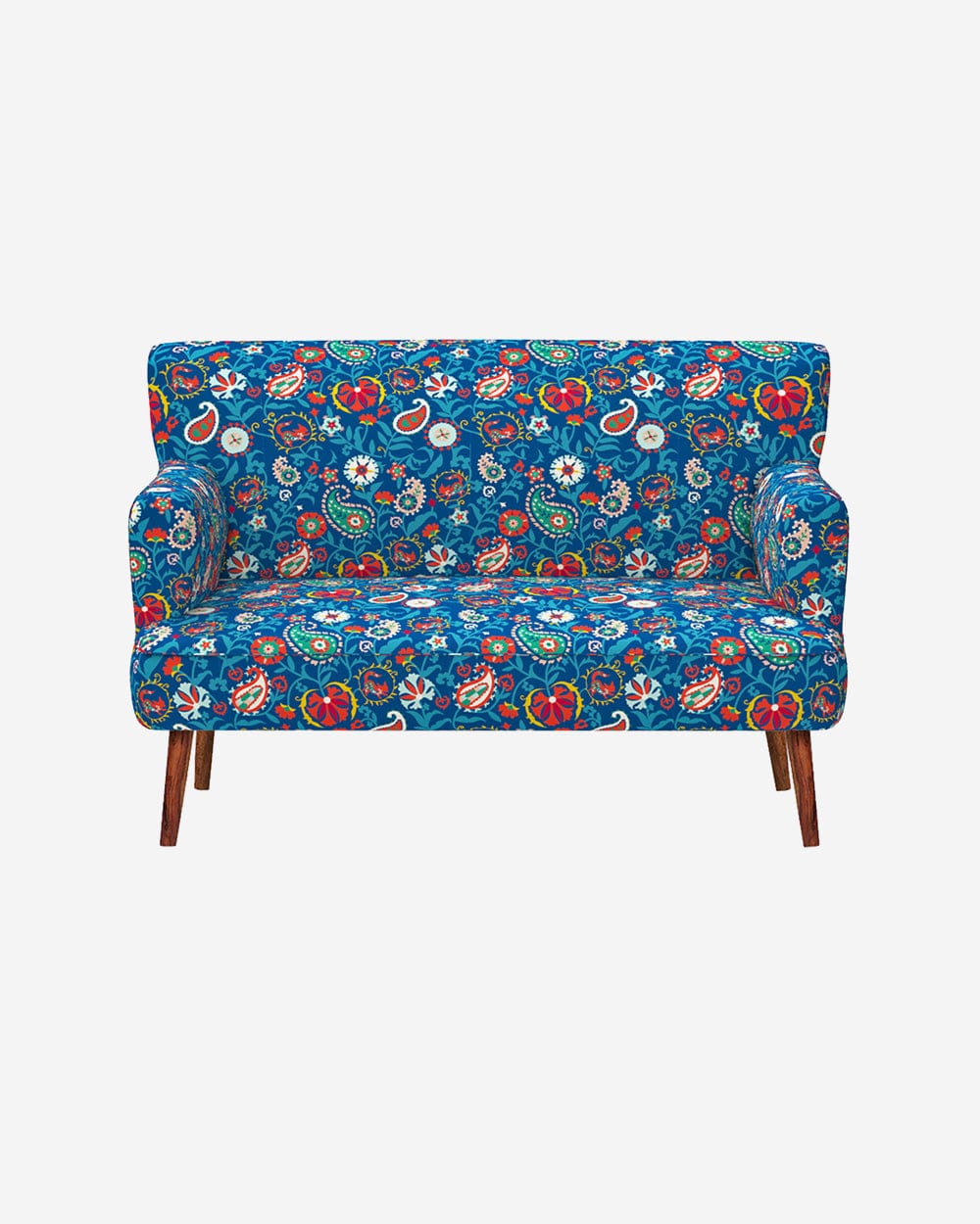 Chumbak Jodhpur Love Seat - India Paisleys Blue