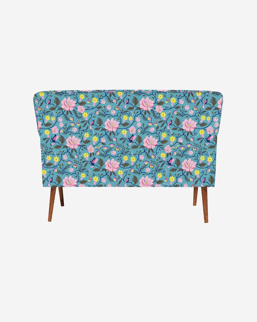 Chumbak Jodhpur Love Seat - Spring Bloom Teal