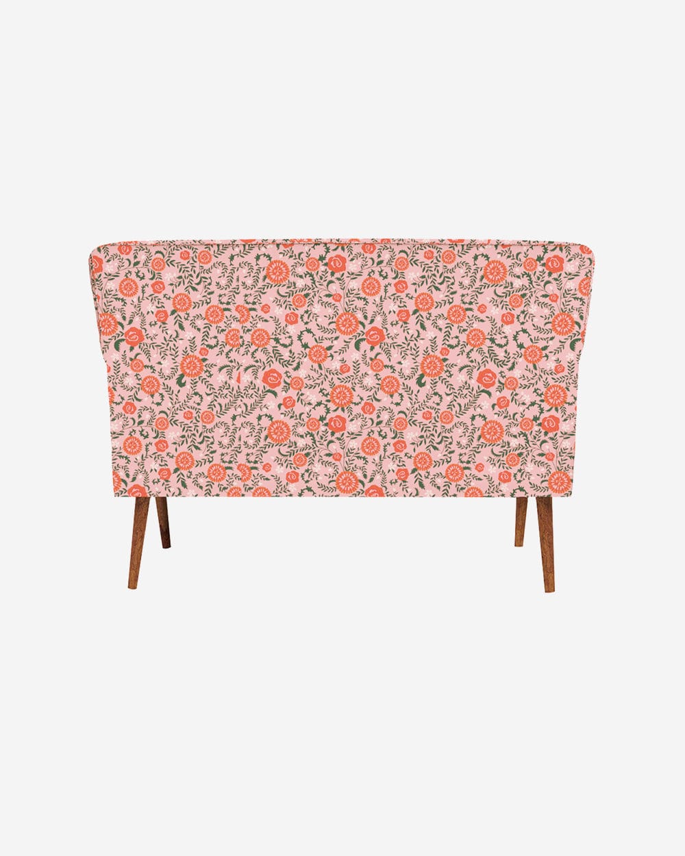 Chumbak Jodhpur Love Seat - Earthy Florals Peach