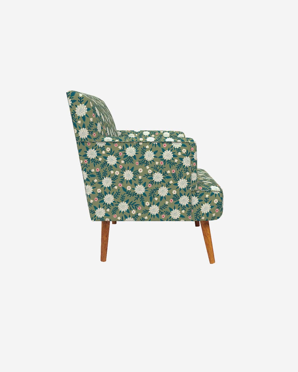 Chumbak Jodhpur Love Seat - Spring Marigold Green