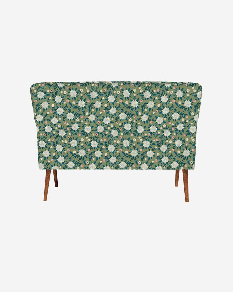 Chumbak Jodhpur Love Seat - Spring Marigold Green