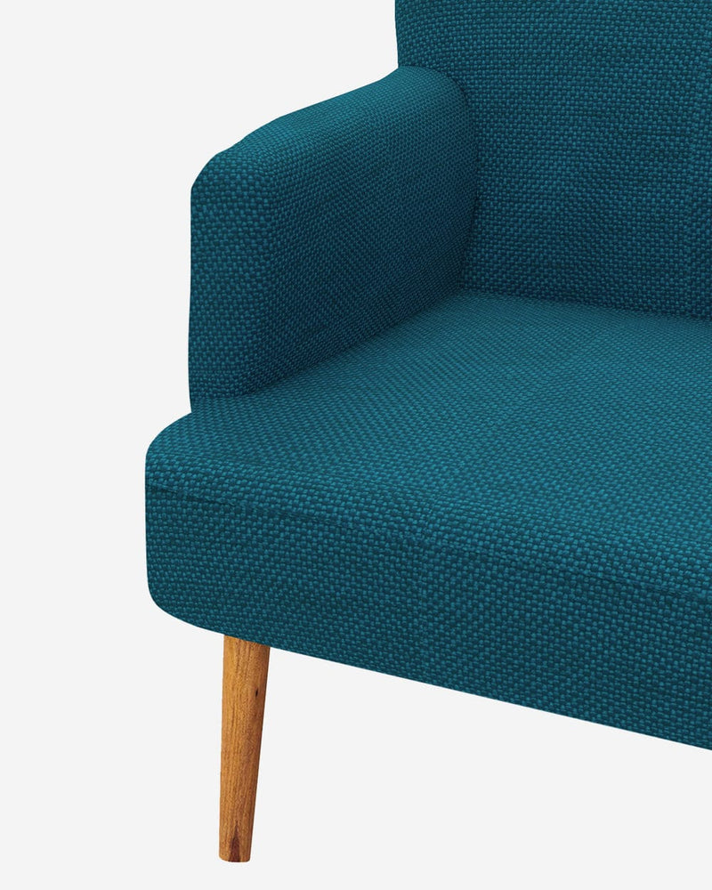 Chumbak Jodhpur Love Seat - Mediterranian Blue 