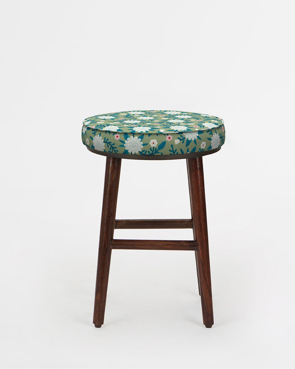 Chumbak English Cafe Stool - Spring Marigold Green