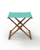 Chumbak Bistro Folding Bench - Maldivian Teal