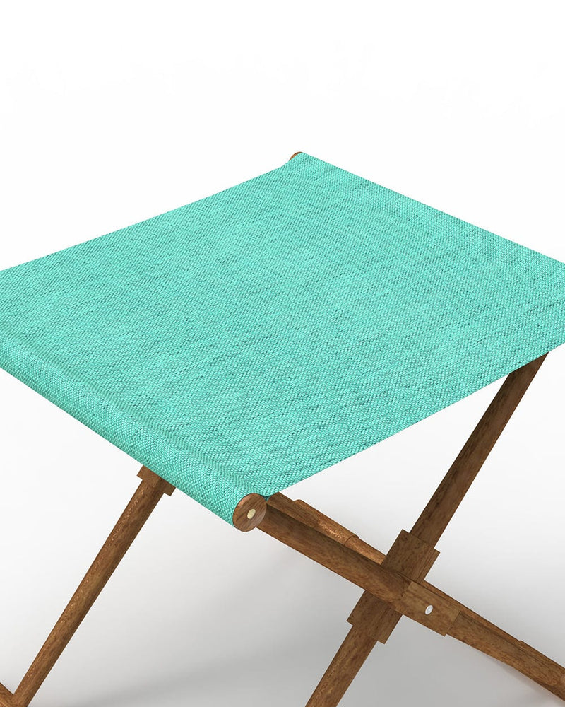 Chumbak Bistro Folding Bench - Maldivian Teal