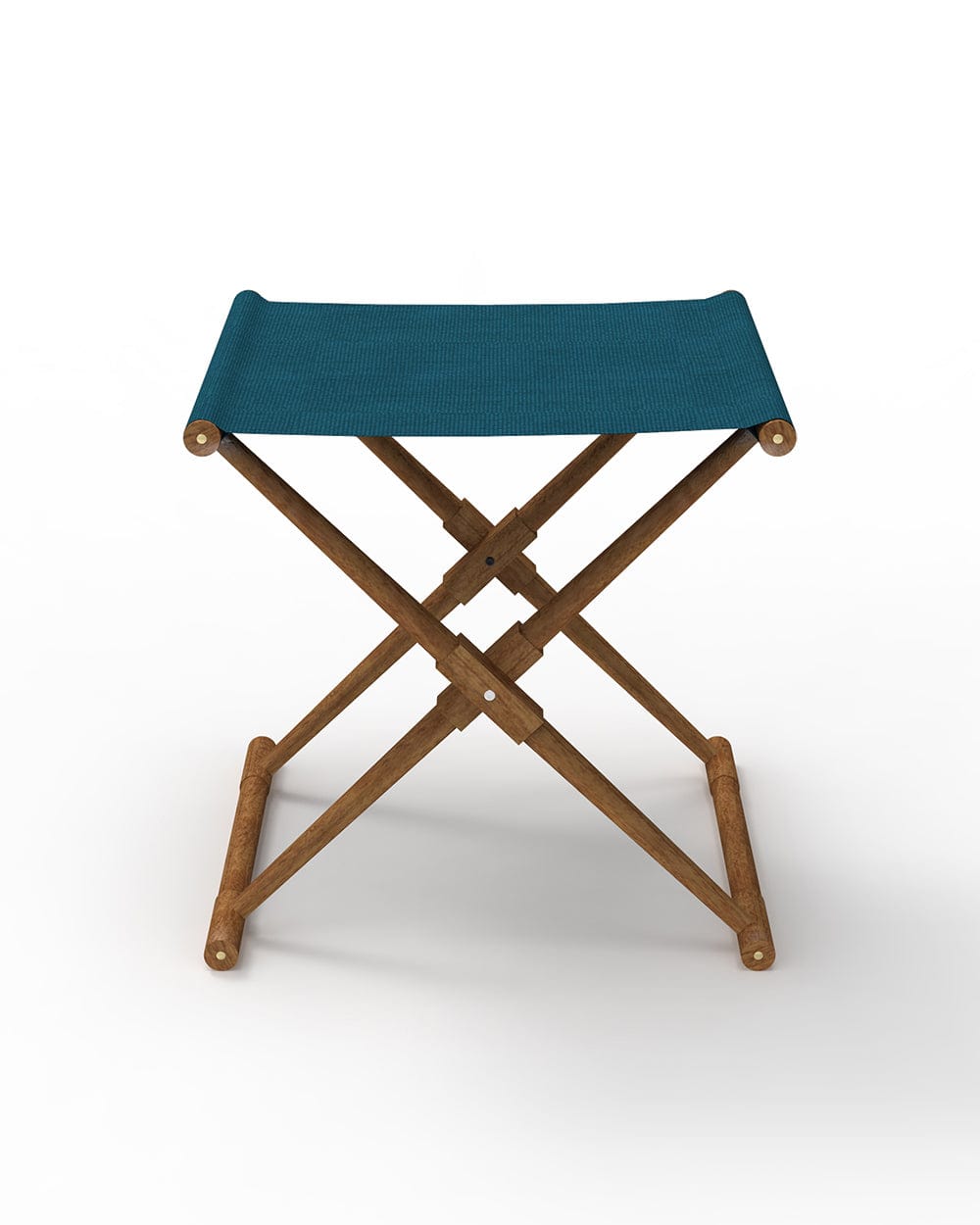 Chumbak Bistro Folding Bench - Mediterranian Blue