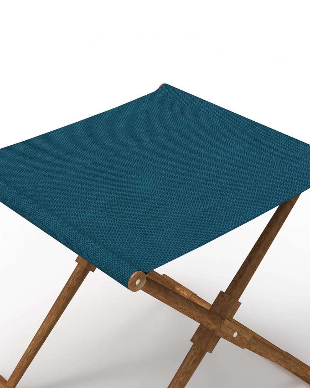 Chumbak Bistro Folding Bench - Mediterranian Blue