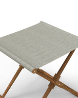 Chumbak Bistro Folding Bench - Srilanka Ivory