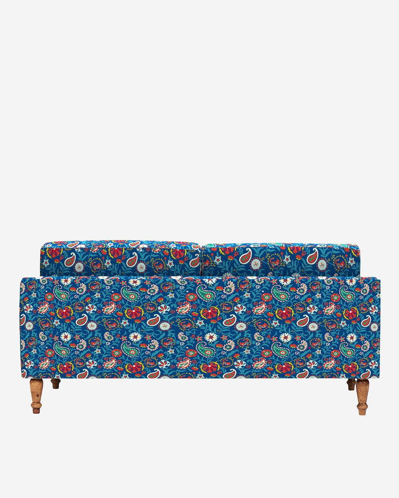 Chumbak Nawab Couch - India Paisleys Blue