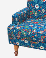 Chumbak Nawab Couch - India Paisleys Blue