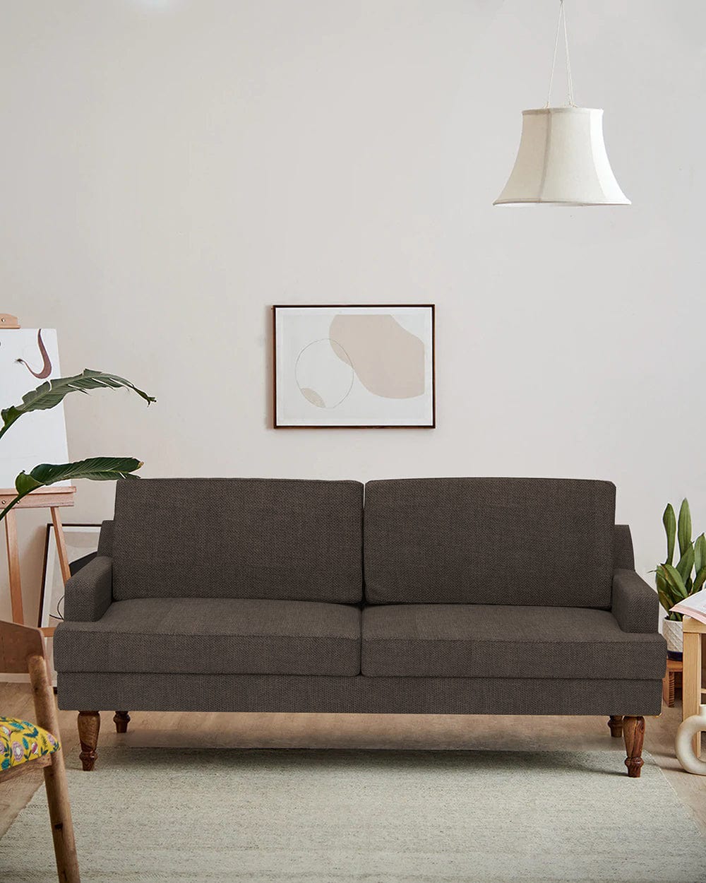 Nawab Couch - Brown Coal