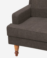 Chumbak Nawab Couch - Brown Coal