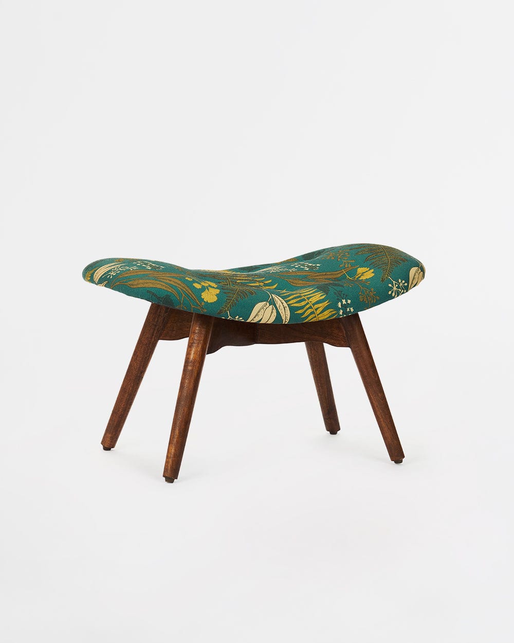 Chumbak Mid Century Modern Foot Rest-Ferns