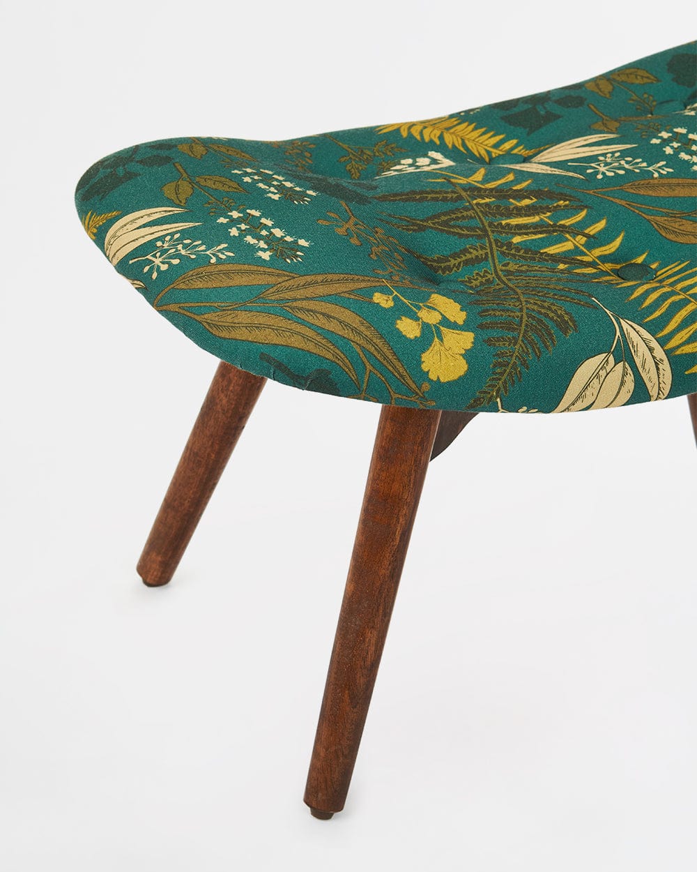 Chumbak Mid Century Modern Foot Rest-Ferns