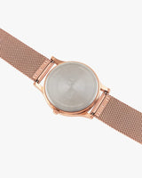 Chumbak TEAL by Chumbak Forest Jade Watch, Metal Mesh Strap
