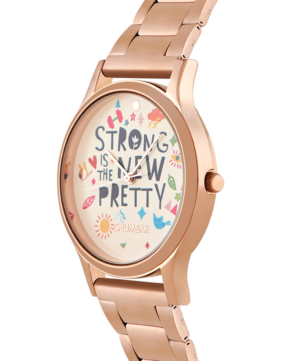 Chumbak TEAL by Chumbak Strong is the new pretty Watch,Metal link Strap