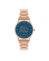 Chumbak TEAL by Chumbak Carnival Elephant Watch,Metal link Strap
