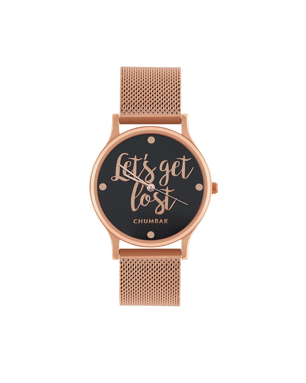 Chumbak TEAL by Chumbak Lets Get Lost Watch,Metal Mesh Strap