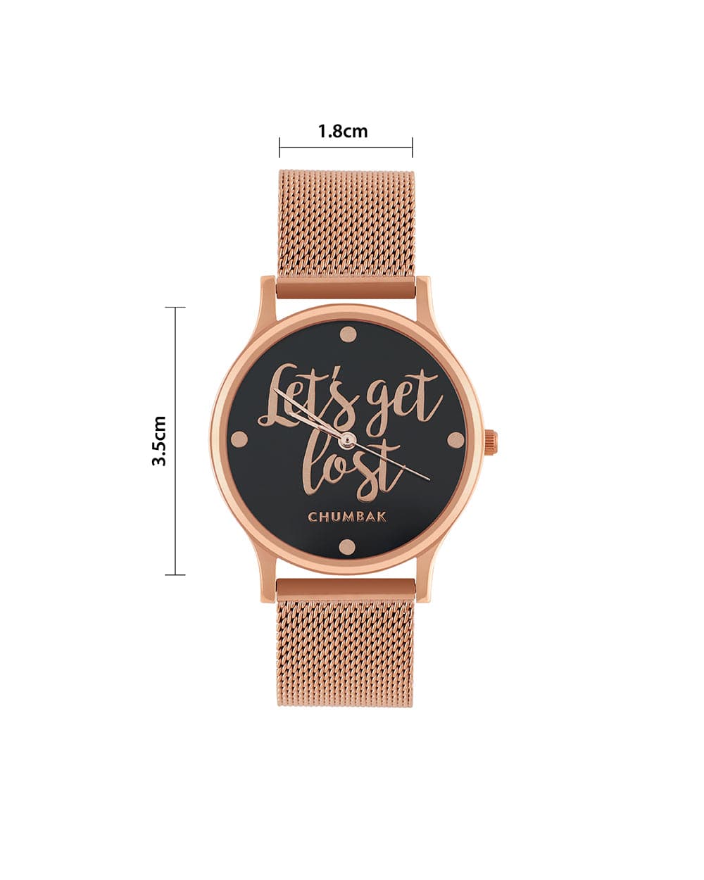 Chumbak TEAL by Chumbak Lets Get Lost Watch,Metal Mesh Strap