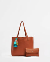Chumbak Back to ofiice Tote  -Tawny Brown
