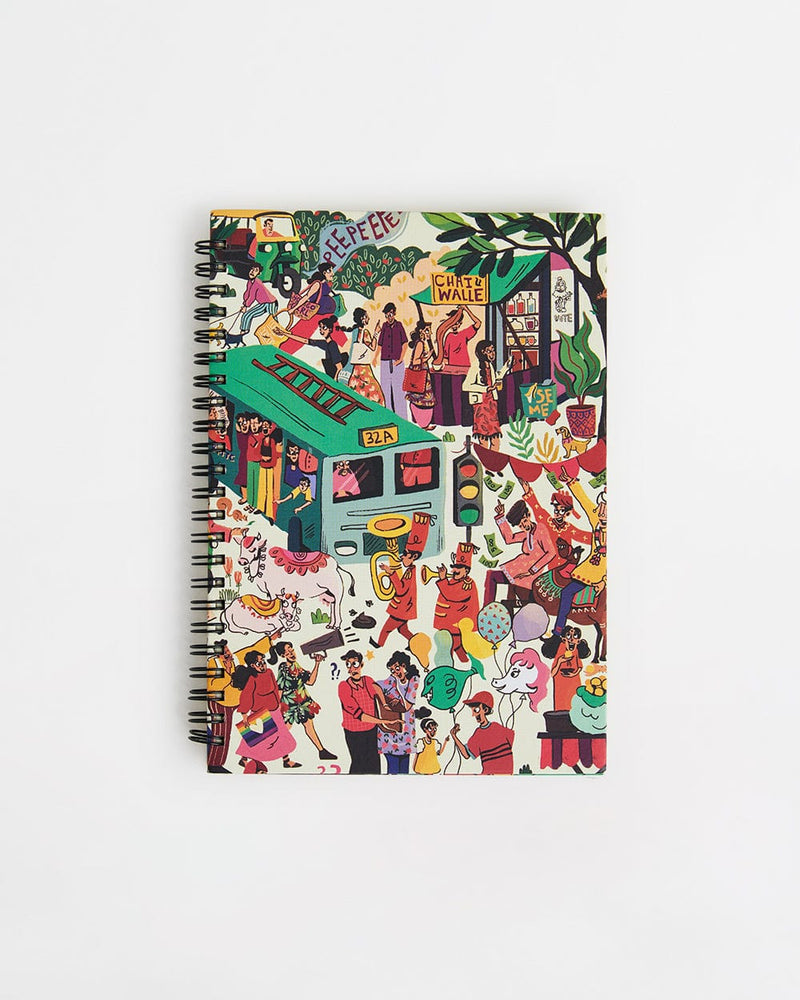 Chumbak Indian Streets Spiral Notebook