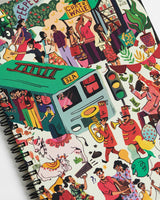 Chumbak Indian Streets Spiral Notebook