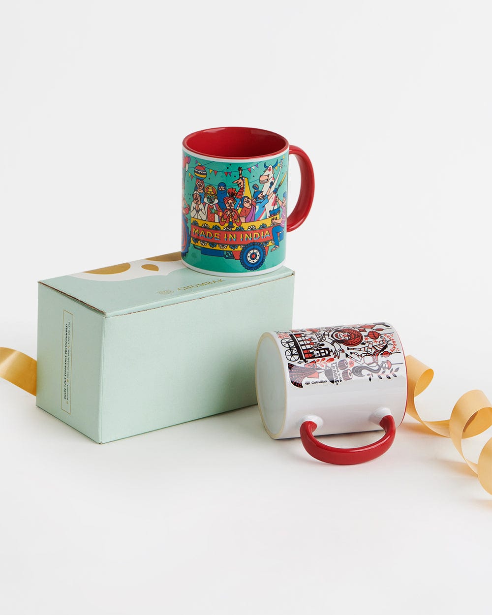 Indian Mela Mugs Gift Set- Ted
