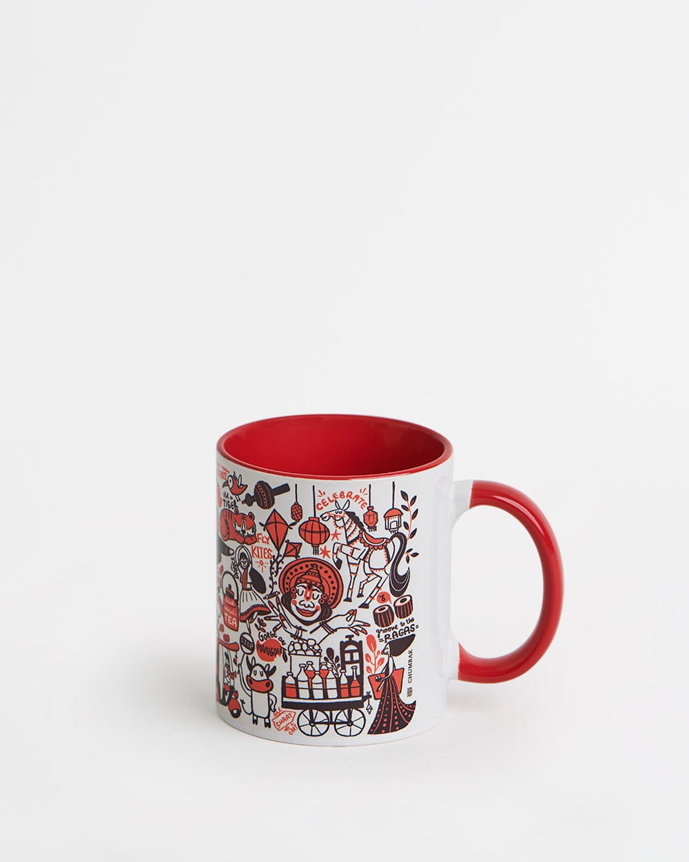 Chumbak Indian Mela Mugs Gift Set- Ted