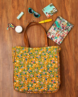 Chumbak Countryside Vintage Quilted Tote Bag