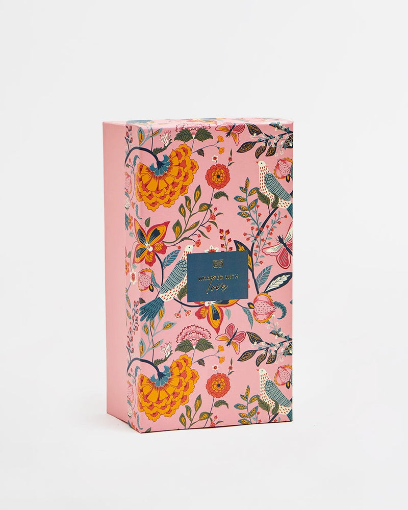Chumbak Bohemian Paisleys Large gift box-Pink