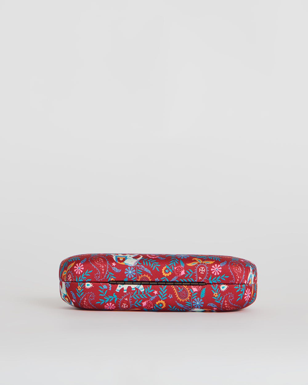 Chumbak Paisley Blossoms Red Eyewear Case