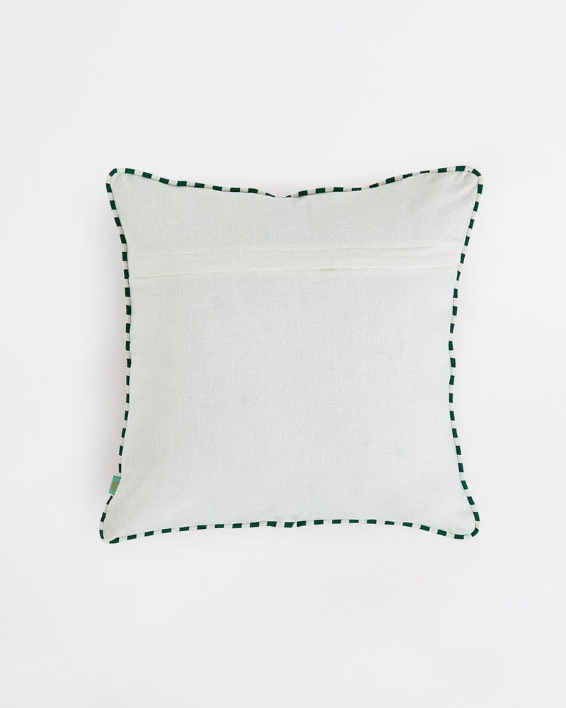 Chumbak Bageecha 16" Kasuti Cushion Cover Set  | Set of 3 