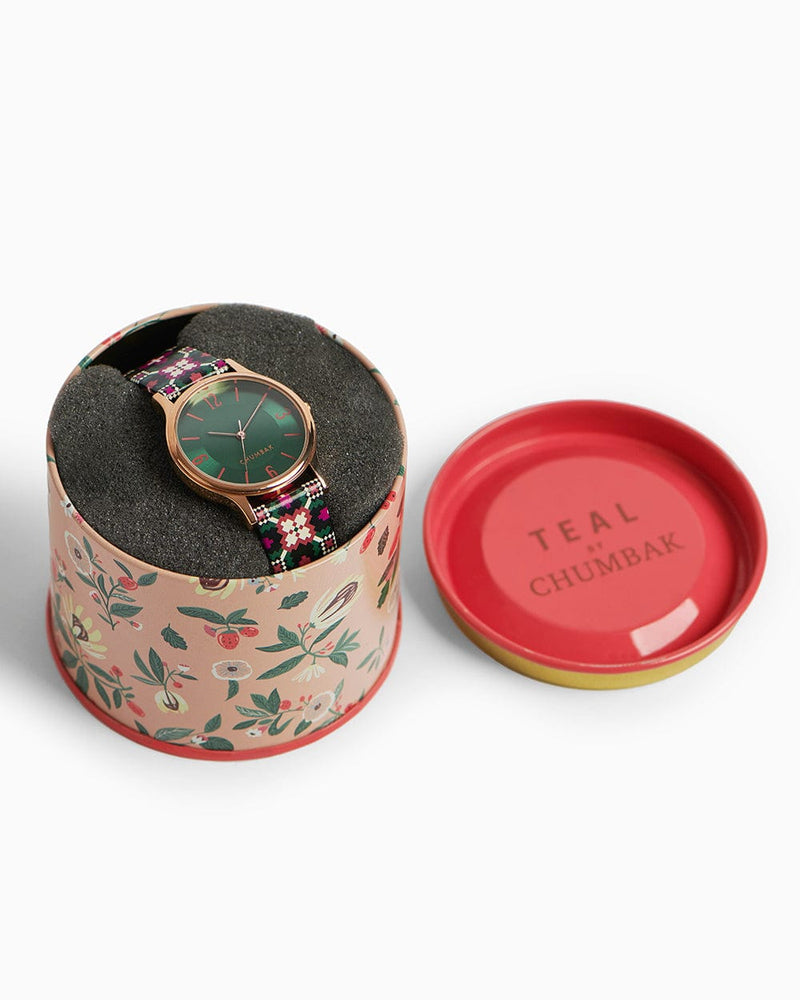 Chumbak TEAL by Chumbak Indie Aztec Watch- Green