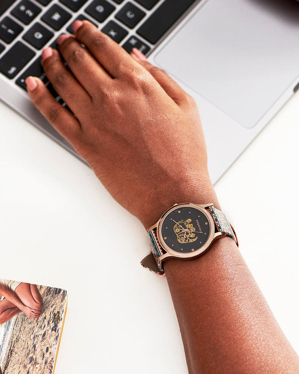 Chumbak TEAL by Chumbak Carnival Elephant Watch-Black