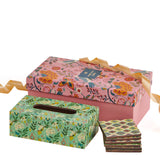 Chumbak Host Quirks Gift Set | Napkin Holder & Coasters
