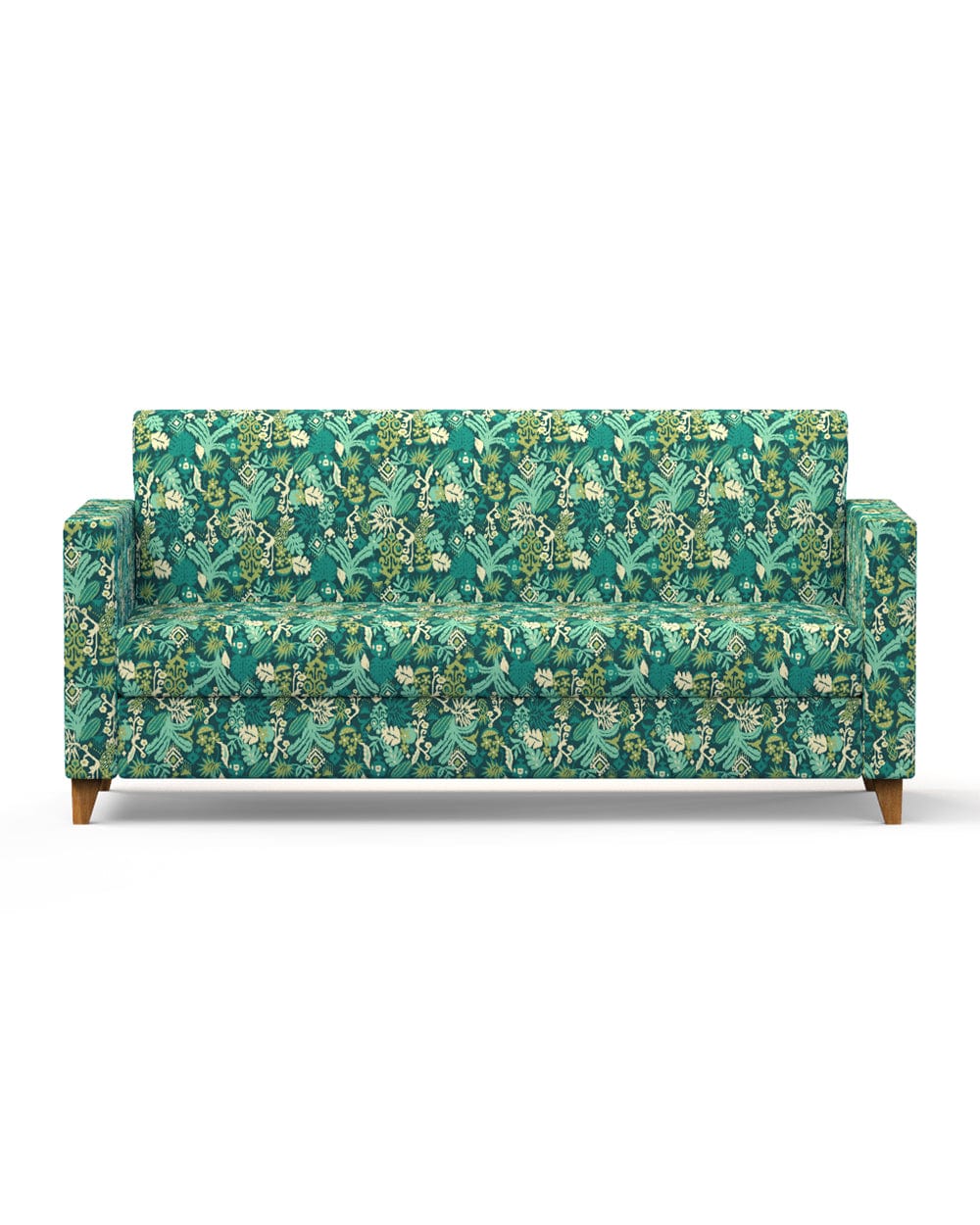 Chumbak Modern Couch-Tropical Ikkat