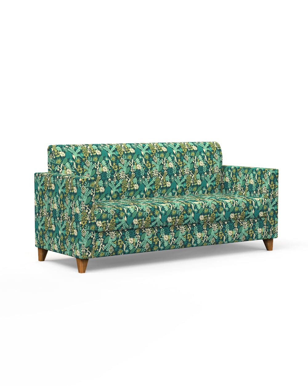 Chumbak Modern Couch-Tropical Ikkat