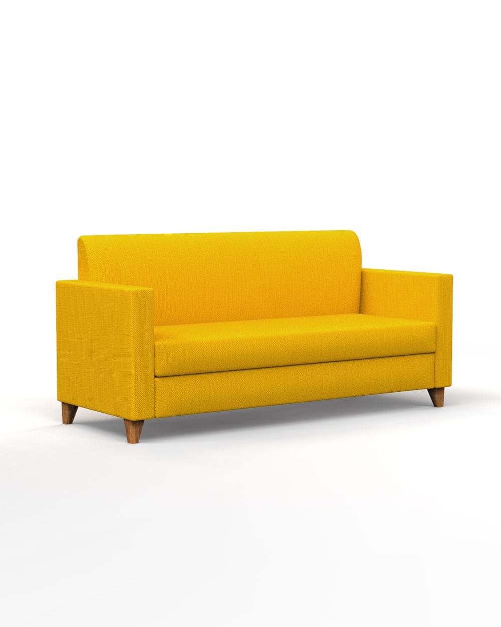 Chumbak Modern Couch-Sahara Mustard