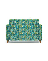 Chumbak Modern Loveseat-Tropical Ikkat