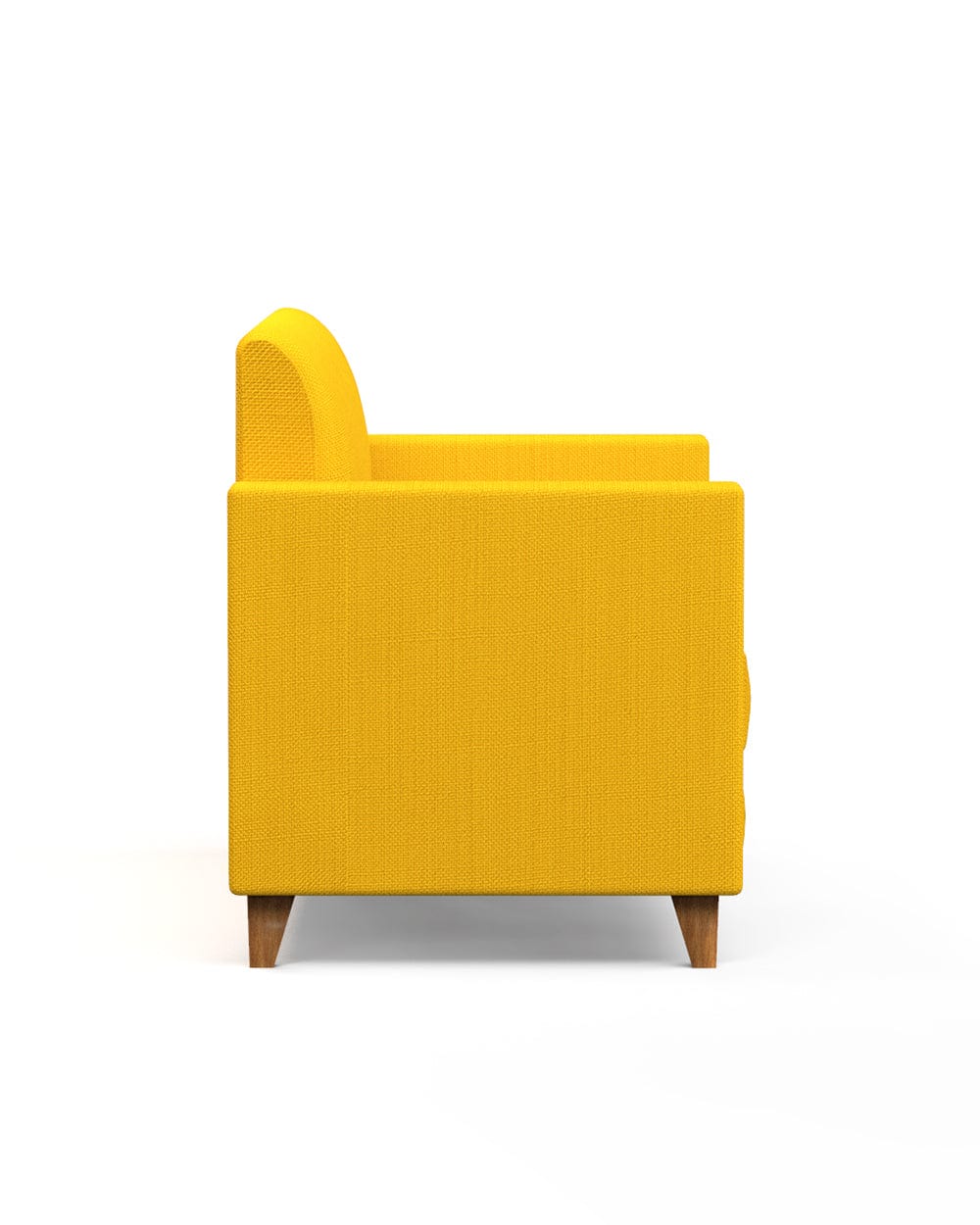 Chumbak Modern Loveseat-Sahara Mustard