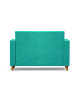 Chumbak Modern Loveseat-Maldivian Teal