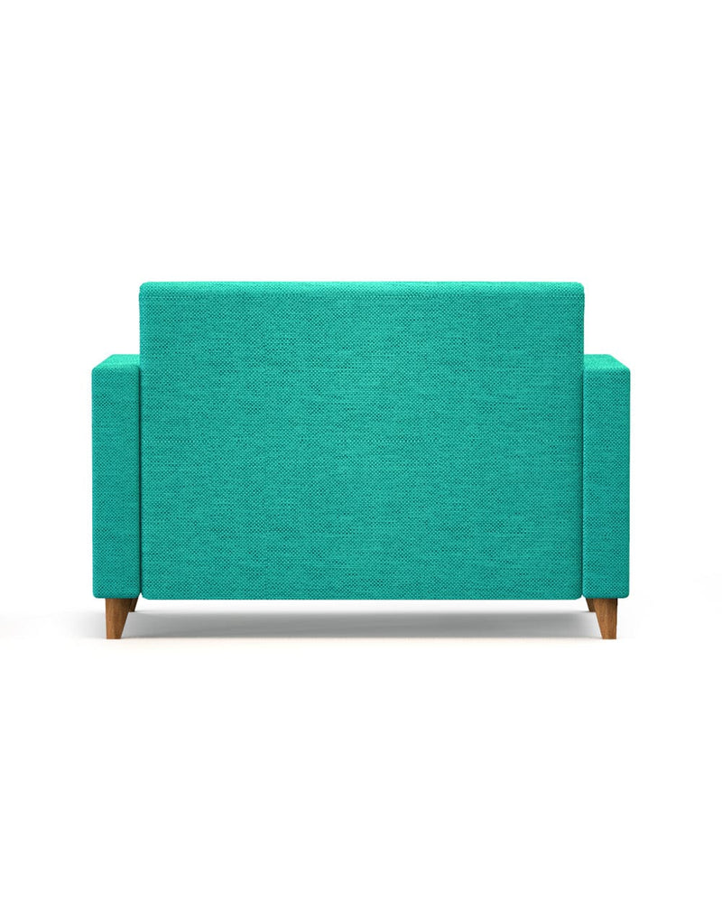 Chumbak Modern Loveseat-Maldivian Teal