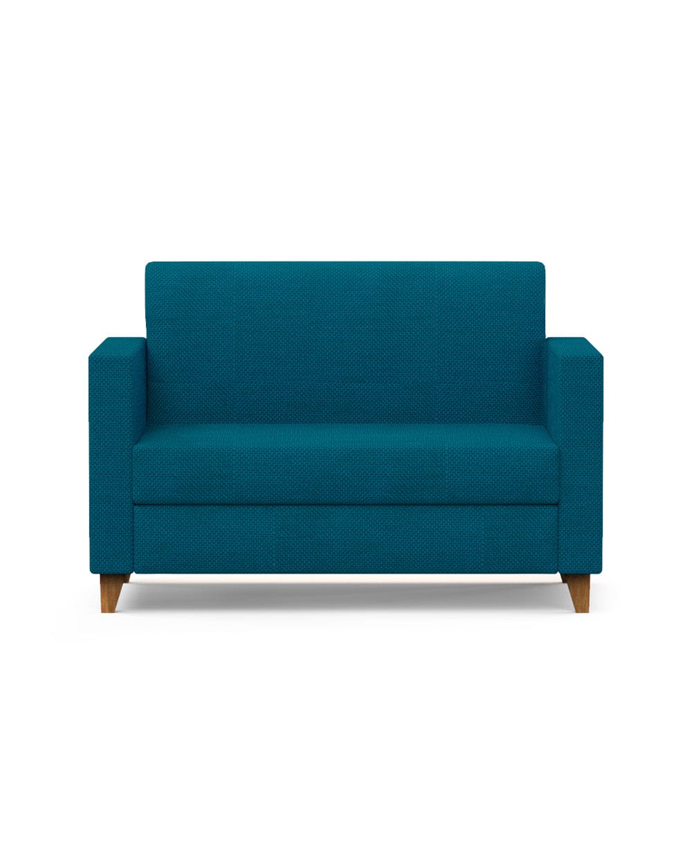 Chumbak Modern Loveseat-Mediterranian Blue