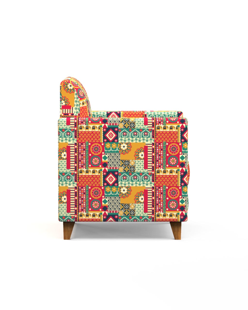 Chumbak Modern Chair-Floral Swirls