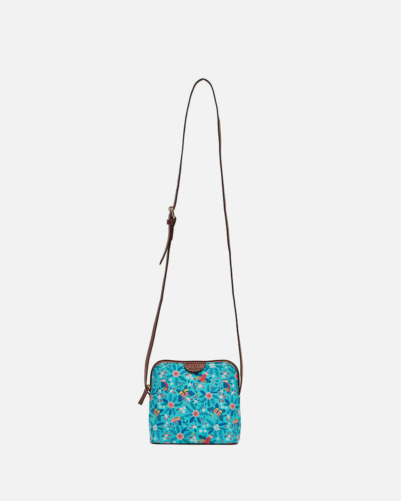 Chumbak Teal By Chumbak Birds of Paradise Sling Bag
